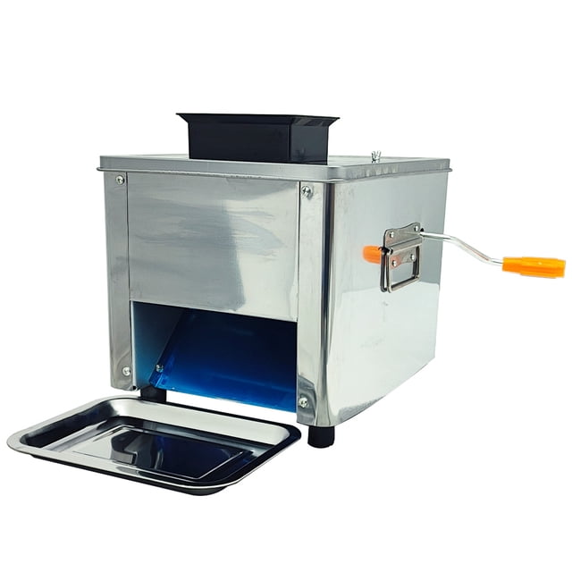 Electric Meat Cutter Slicing Machine with 5mm Blade Stainless Steel 110V