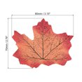 thumbnail image 2 of Unique Bargains Artificial Leaves Fall Maple Autumn Fake Leaf Decoration, Sunset Red 300 Pack, 2 of 5