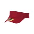 thumbnail image 1 of Solid Adjustable Sports Visor, Maroon, 1 of 2