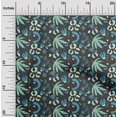thumbnail image 2 of oneOone Georgette Viscose Light Green Fabric Tropical Abstract Craft Projects Decor Fabric Printed by The Yard 42 Inch Wide, 2 of 4