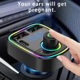 thumbnail image 4 of Wuztai Bluetooth Car Adapter Transmitter, Wireless FM Transmitter with Fast Charging, Bluetooth 5.0 Car Kit for Music Streaming Hands-Free Calling, USB QC PD Charger MP3 Player for Car Stereo, 4 of 7