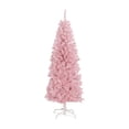 thumbnail image 1 of HOMCOM 5FT Artificial Christmas Tree with Automatic Open for Home Pink, 1 of 10