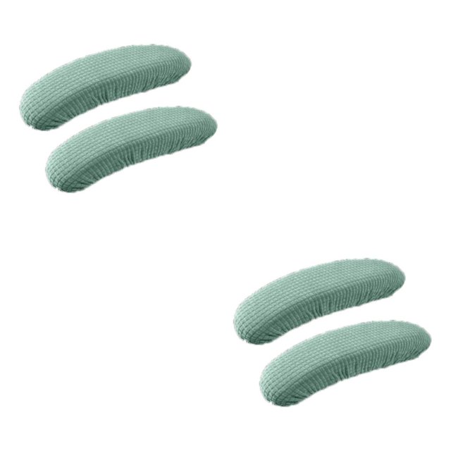 Baohd Soft And Comfortable Office Chair Armrest Covers Dustproof Wide Application Wear-resistant Polyester Matcha green 2Set