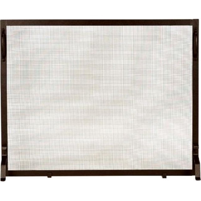 Wrought Iron Panel Screen, Bronze