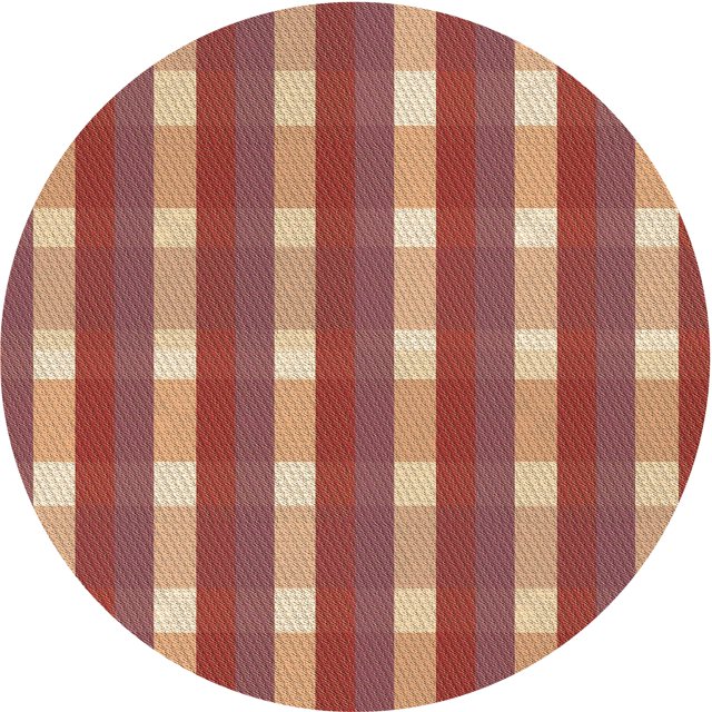 Ahgly Company Tapis d'Intérieur Ronds Lavables à la Machine, Style Transitionnel, Brun Sable Brun, 3 Pieds Rond