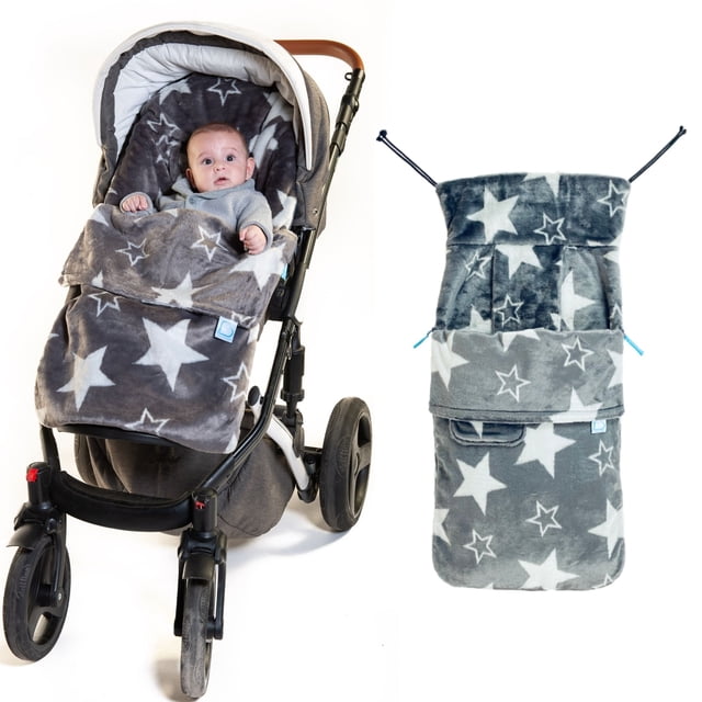 Buggysnuggle Poussette pour Nouveau-Né Chancelière Fanion Snuggle Fur