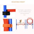 thumbnail image 4 of Adjustable Dog Agility Training Kit - Blue & Red Outdoor Set | High Jump, Weave Poles, Portable Equipment for Exercise & Bonding, 4 of 7