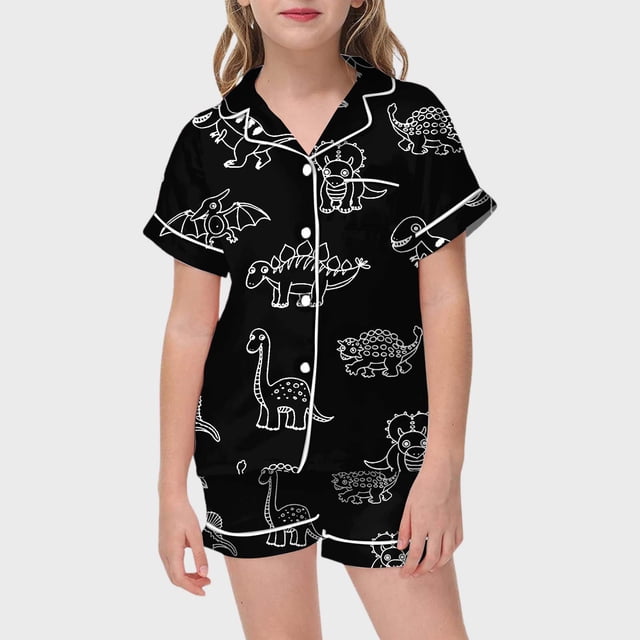 WEAIXIMIUNG Kid DIY Hand Painted Homewear Set Colouring Pajama Sets For And Girl Can Play With And Wea 110
