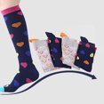 thumbnail image 4 of VONKY Chaussettes de Compression Femmes Hommes Course Voyage Cyclisme Enceinte Infirmière Oedème Chaussettes de Compression, 4 of 9