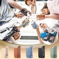 thumbnail image 1 of Leather Phone Wallet Card Holder with Magnetic Stand for Cards & Cash | Universal Stick On Case, 1 of 2