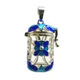 thumbnail image 1 of Tachiuwa Hollow Out Enamel Locket Perfume Oil Diffuser Pendant for Necklace Keyring 1 1, 1 of 9