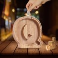 thumbnail image 4 of XZNGL Personalized Wooden Name Money Box Wooden Deposit Box Twenty Six English Letters, 4 of 6