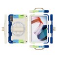 thumbnail image 2 of XYX 3in1 Rotating Stand Case for Xiaomi Redmi Pad 10.6 inch Released 2022 with Hand/Shoulder Strap, Shockproof Rugged, Colorful Blue, 2 of 7