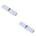 thumbnail image 4 of Maytalsory Tooth Brush Toothpaste Storage Box with Lid Portable Smooth Cases Chopsticks Forks Organizer Travel Office Party White 2Set, 4 of 6
