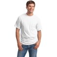 thumbnail image 3 of Hanes 5590 Adult Tagless Tee With Pocket, 3 of 7