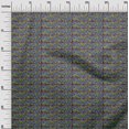 thumbnail image 2 of oneOone Cotton Poplin Fabric Leaves & Floral Block Decor Fabric Printed BTY 42 Inch Wide, 2 of 5