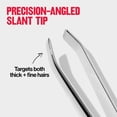 thumbnail image 2 of Revlon Slant Tweezer, High Precision Multipurpose Hair Removal Tool, Made With High Quality Stainless Steel, 2 of 9