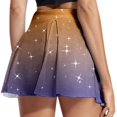 thumbnail image 2 of B91xZ Jupe Femme Super Confortable en Denim Extensible, Orange m, 2 of 4