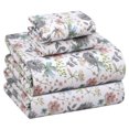 thumbnail image 1 of RUVANTI 100% Cotton Full Sheets, Percale Full Size Set, Dandelion Field, 1 of 5
