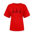thumbnail image 4 of Birdeem Mode Femmes Chandail à Manches Courtes Imprimé Décontracté T-Shirt Blouse, 4 of 4