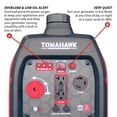 thumbnail image 4 of Tomahawk Power 3000 Watt Inverter Generator Super Quiet Portable Gas Power Professional Use, 4 of 7