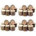 thumbnail image 1 of Senover Rustic Wood Table Numbers Holder Wood Place Card Holder Party Wedding Table Name Card Holder Memo Note Card (40pcs), 1 of 4
