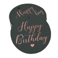 thumbnail image 1 of Inkdotpot Rose Gold Foil Paper Hang Tag Happy Birthday Favor Tag 50 Piece, 1 of 6