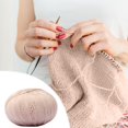 thumbnail image 1 of Boovnll Tool Kit, Wool Hand-Woven Medium Coarse Scarf Hat Overcoat Wool Merinoss Wool Wool Cashmeres Yarn, Tool Set, Home Essentials, Household Essentials, 1 of 5