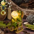 thumbnail image 1 of TIMIFIS Handmade Item, Home Decor Solar Resin Ornament Patio Balcony Small Viewing Lights, 1 of 8