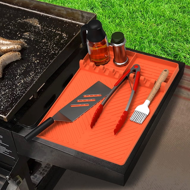 YAOMOBB Tapis en Silicone Résistant à la Chaleur Tapis d'Outils pour Plaque de Cuisson en Silicone Résistant à la Chaleur Protection Flexible pour Comptoir pour Maison Cuisine
