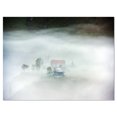 thumbnail image 2 of Brouillard du Matin au Lever du Soleil - Impression d'Art Photo de Paysage sur Toile, 2 of 3