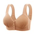 thumbnail image 1 of Cathalem Women's Sheer Mesh Demi Underwire Bra Posture Wireless Back Support Full Coverage Bra,Grey 42, 1 of 5