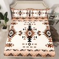 thumbnail image 2 of Erosebridal Hippie Aztec Sheet Set Queen, Mandala Boho Bedding Sets Queen Size, Tribal Geometry Decor 4 Pieces, 2 of 7
