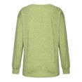 thumbnail image 4 of Blouses pour Femmes Chic Décontracté Femmes Décontracté Imprimé Noël Ample Manches Longues Col Rond Hauts Blouse pour Femmes en Liquidation, 4 of 5