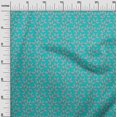 thumbnail image 2 of oneOone Silk Tabby Fabric Leaves Block Fabric Prints By Yard 42 Inch Wide, 2 of 4