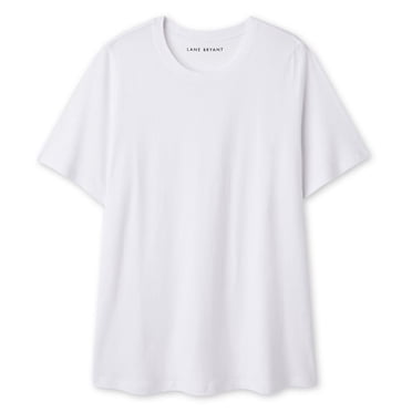 T-shirt à encolure ras du cou Lane Bryant Plus pour femmes