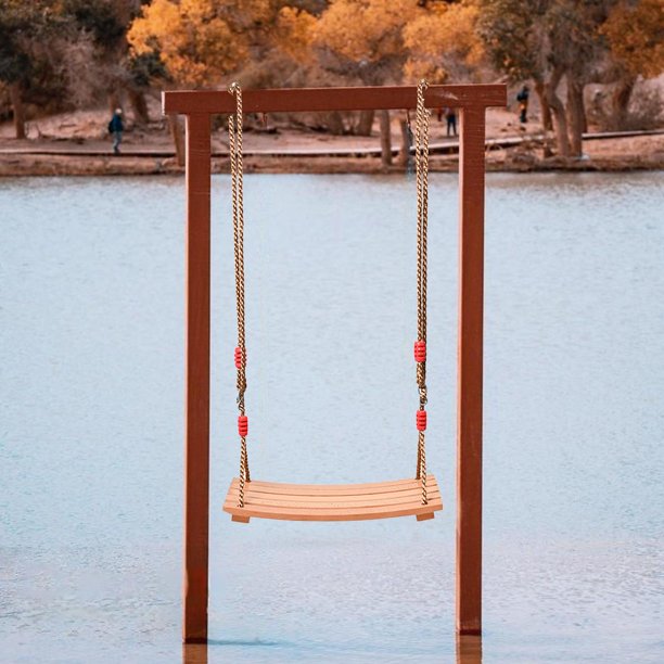 Balançoire Bois Grand Siège 58x25cm Adulte Enfant pour Arbre Portique Extérieur Intérieur Siège Suspendu Swing Corde Réglable (58x25x3cm Balançoire Bois Grand Siège 58x25cm Adulte Enfant pour Arbre Portique Extérieur Intérieur Siège Suspendu Swing Corde Réglable (58x25x3cm