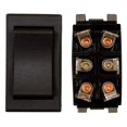 thumbnail image 4 of Diamond Group DG12956VP Slide Out Switch  Momentary Switch; Double Pole Double Throw; 6 Pin Terminal; Inline Connector; 0.96 Inch Width x 1.71 Inch Height; 10 Amp/ 125 Volt AC; Black; 1 Per Card, 4 of 4