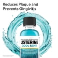 thumbnail image 3 of Listerine Cool Mint Antiseptic Mouthwash, Essential Oils Menthol, Thymol, Eucalpytol - Plaque, Bad Breath, Gingivitis, 3 of 8