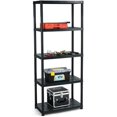 thumbnail image 1 of Giantex 5-Tier Storage Shelving Freestanding Heavy Duty Rack,Black, 1 of 2