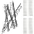 thumbnail image 4 of HAOAN100 Pcs Anneaux à Feuilles Mobiles Spirale Bobines de Liaison Mini Machine à Serrer Fil de Suspension pour Photo Noir, 4 of 8