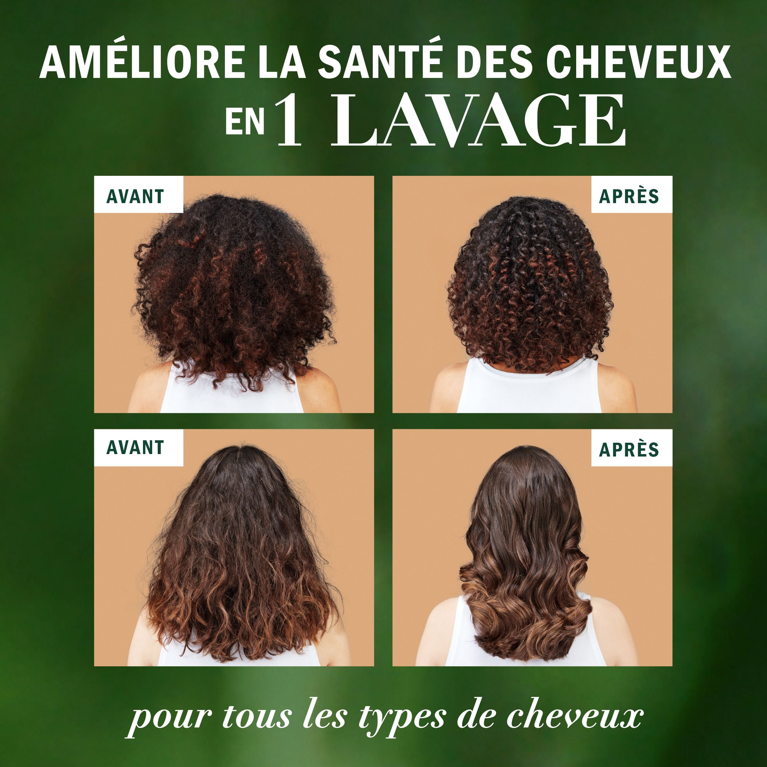Shampooing sans sulfate Herbal Essences Éclat et douceur à l’huile de jojoba, 400 mL