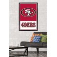 thumbnail image 3 of NFL San Francisco 49ers - Logo 21 Wall Poster, 22.375" x 34" Framed, 3 of 4