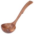 thumbnail image 1 of Natural Spoon, Wooden Ladle  Wood Porridge Spoon Tableware Catering Kitchen Tool For Home Kids, 1 of 8