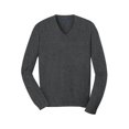 thumbnail image 1 of Port Authority V-Neck Sweater - Charcoal Heather - Small, 1 of 1