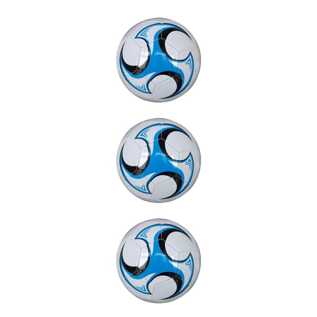 relayinert Long Service Life Soccer Ball For Football Middle School And Training 2 Blue 3Set