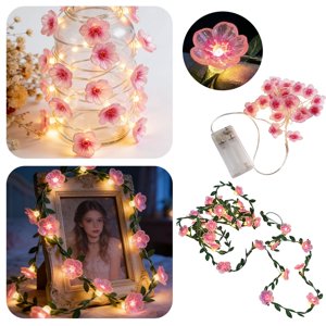 Ainf LED Fairy String Light with Soft Green Leaves Design For Home String lumières for Ambient Lighting Energy Saving USB Powered#create (SKU: LED Sommaire 1)