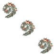 thumbnail image 4 of mmirethe Durable Artificial Flower Table Runner - Good Texture Exquisite Crafted Decoration Wedding Brown 3Set, 4 of 6