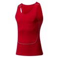 thumbnail image 1 of WMTBSRSW Men's Athletic Compression Shirts Quick Dry Sleeveless Workout Tank Top Seamless Sports Base Layer Shirt for Running Basketball, 1 of 2