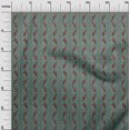 thumbnail image 2 of oneOone Silk Tabby Fabric Leaves & Floral Block Fabric Prints By Yard 42 Inch Wide, 2 of 5